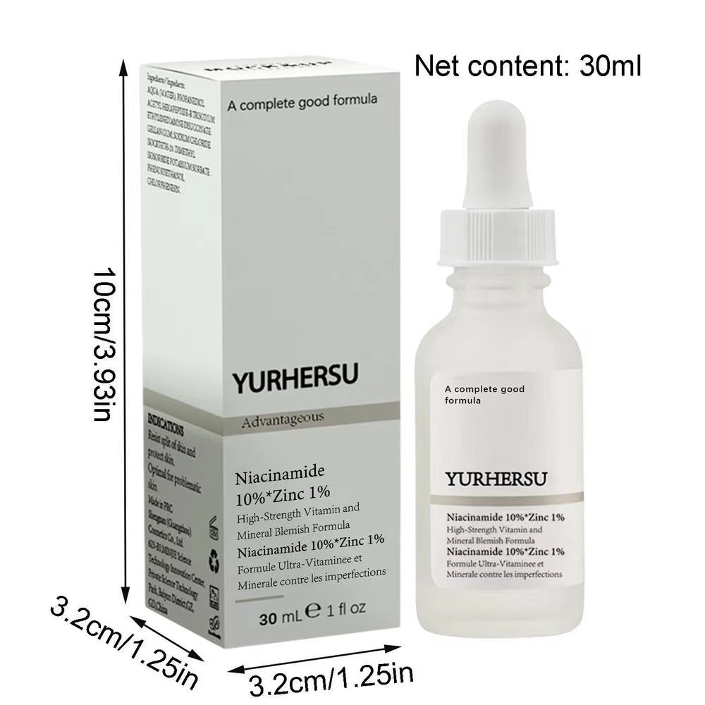 30Ml Niacinamide 10% Zinc 1% Moisturizing Brightening Facial Essence Niacinamide Serum Niacinamide Hyaluronic Acid Face Serum